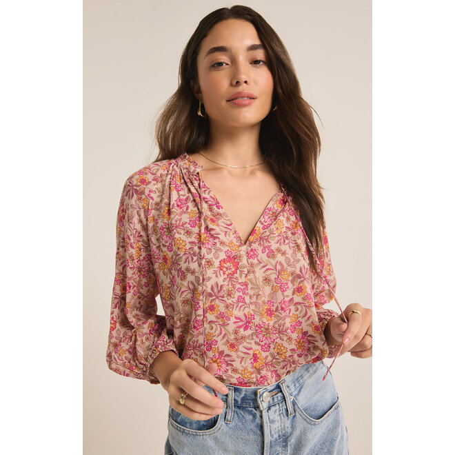 Carine Floral Top