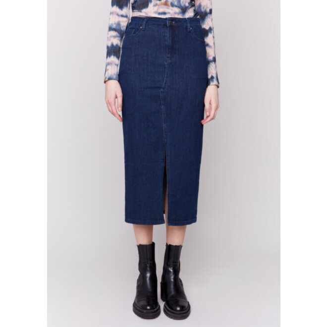Denim Midi Skirt