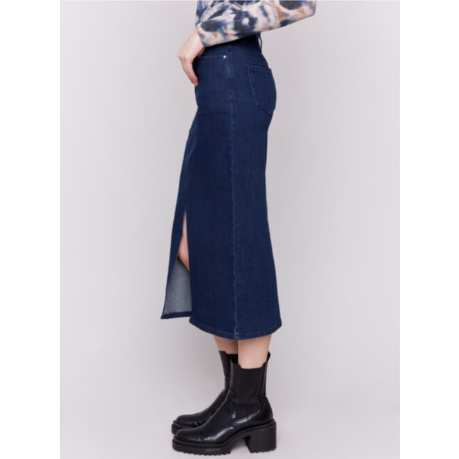 Denim Midi Skirt