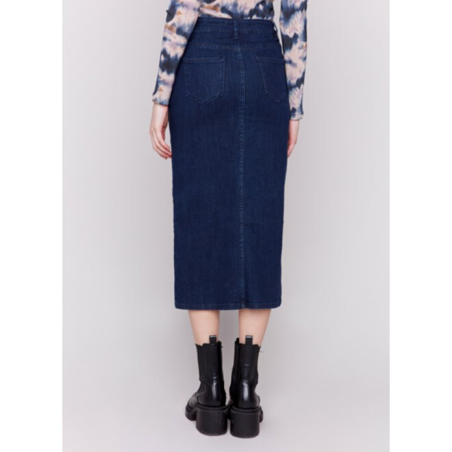 Denim Midi Skirt