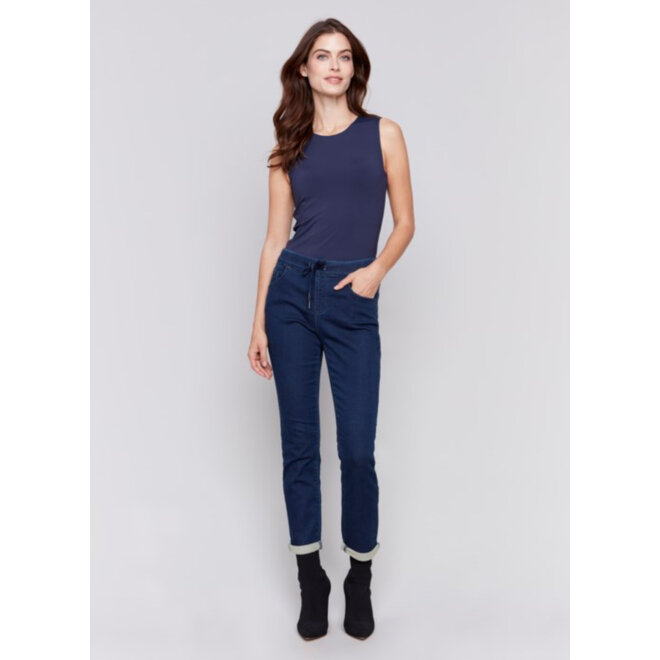 Stretchy Denim Jogger