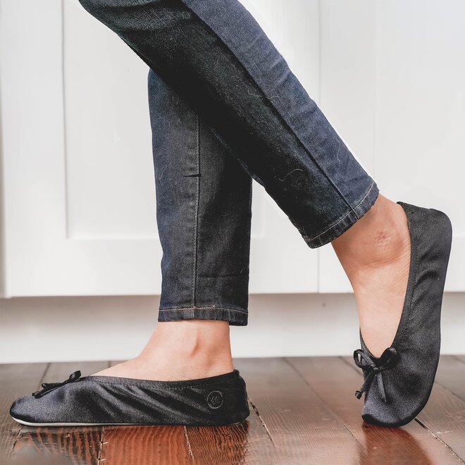 Classic Satin Ballerina Slipper (2 colours)