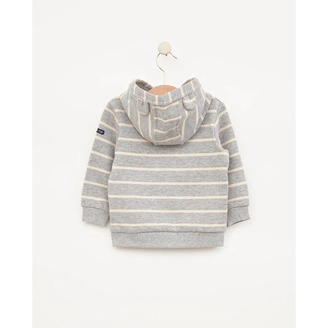 Baby Striped Hooded Sweatshirt W/Ears