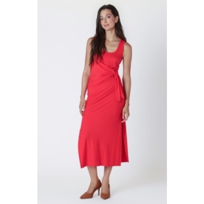 Knot Detail Midi Dress