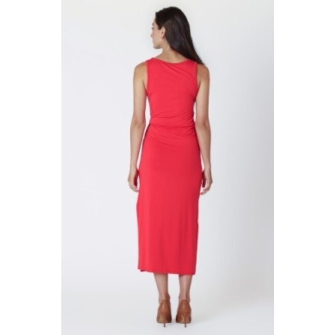 Knot Detail Midi Dress