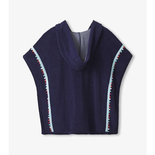 Children's Patriot Blue Hooded Coverup