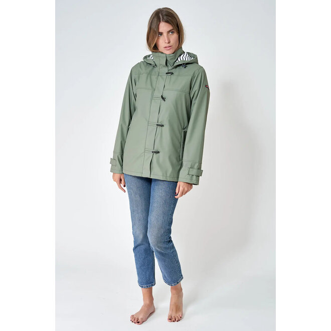 Raincoat With Striped Lining