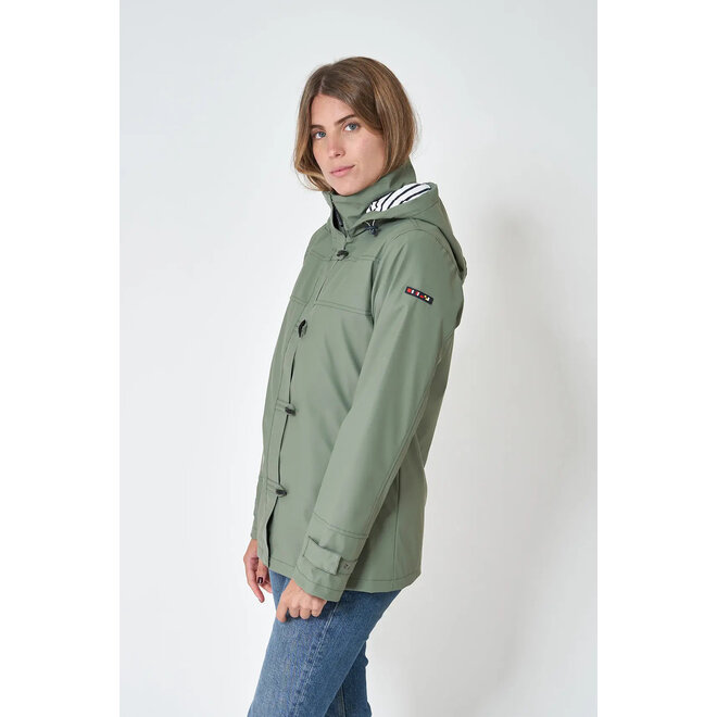 Raincoat With Striped Lining