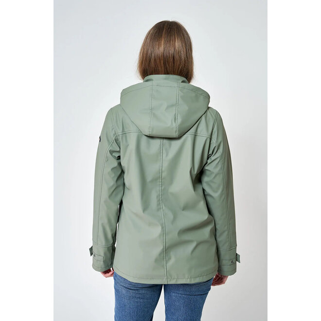 Raincoat With Striped Lining