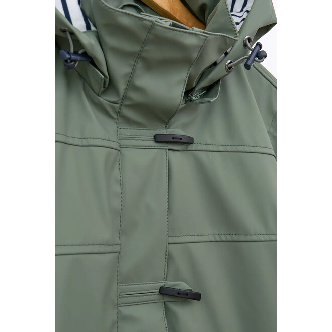 Raincoat With Striped Lining