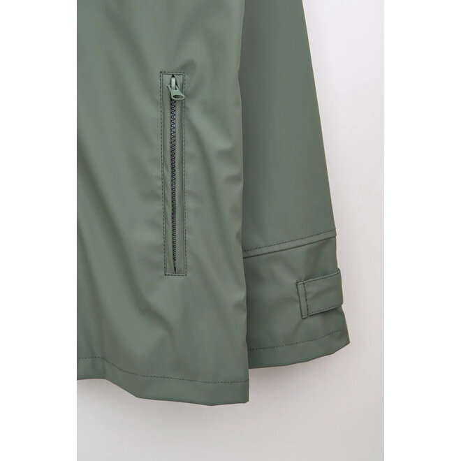 Raincoat With Striped Lining