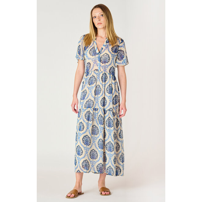 Flowy Midi Shirt Dress