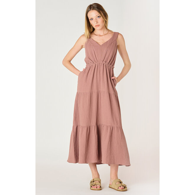 Woven Tiered Dress