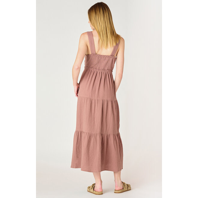 Woven Tiered Dress