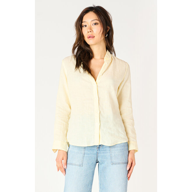 Long Sleeve Button Front Blouse