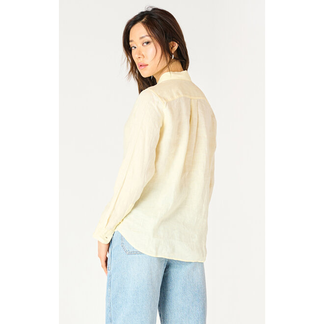 Long Sleeve Button Front Blouse