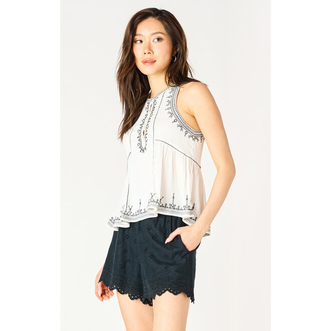 Embroidered Tank