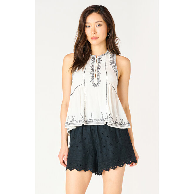 Embroidered Tank