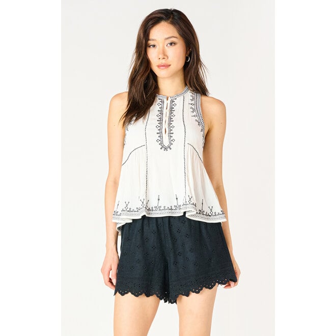 Embroidered Tank