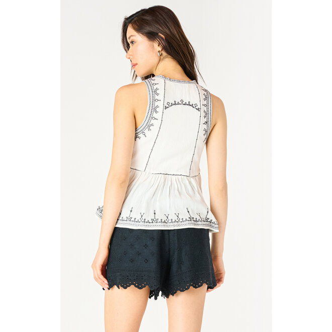 Embroidered Tank