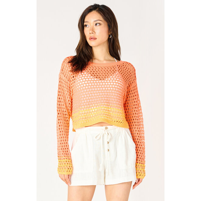 Long Sleeve Crochet Sweater