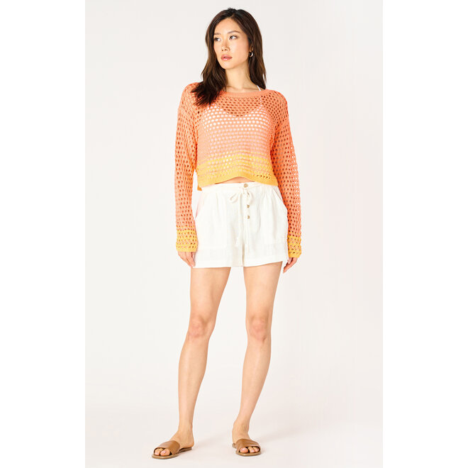 Long Sleeve Crochet Sweater
