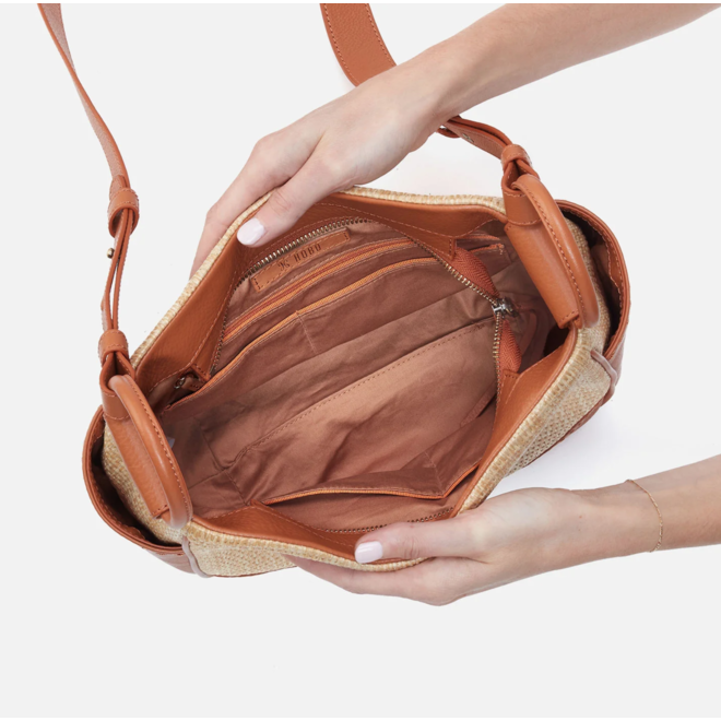 Sheila Crossbody Natural Straw