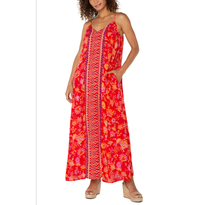 Floral Flowy Maxi Dress