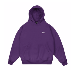 DIME DIME small logo hood purple