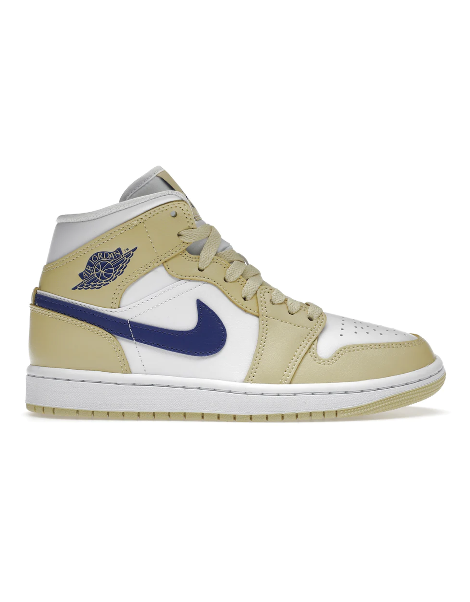 jordan jordan 1 mid lemon wash / lapis white