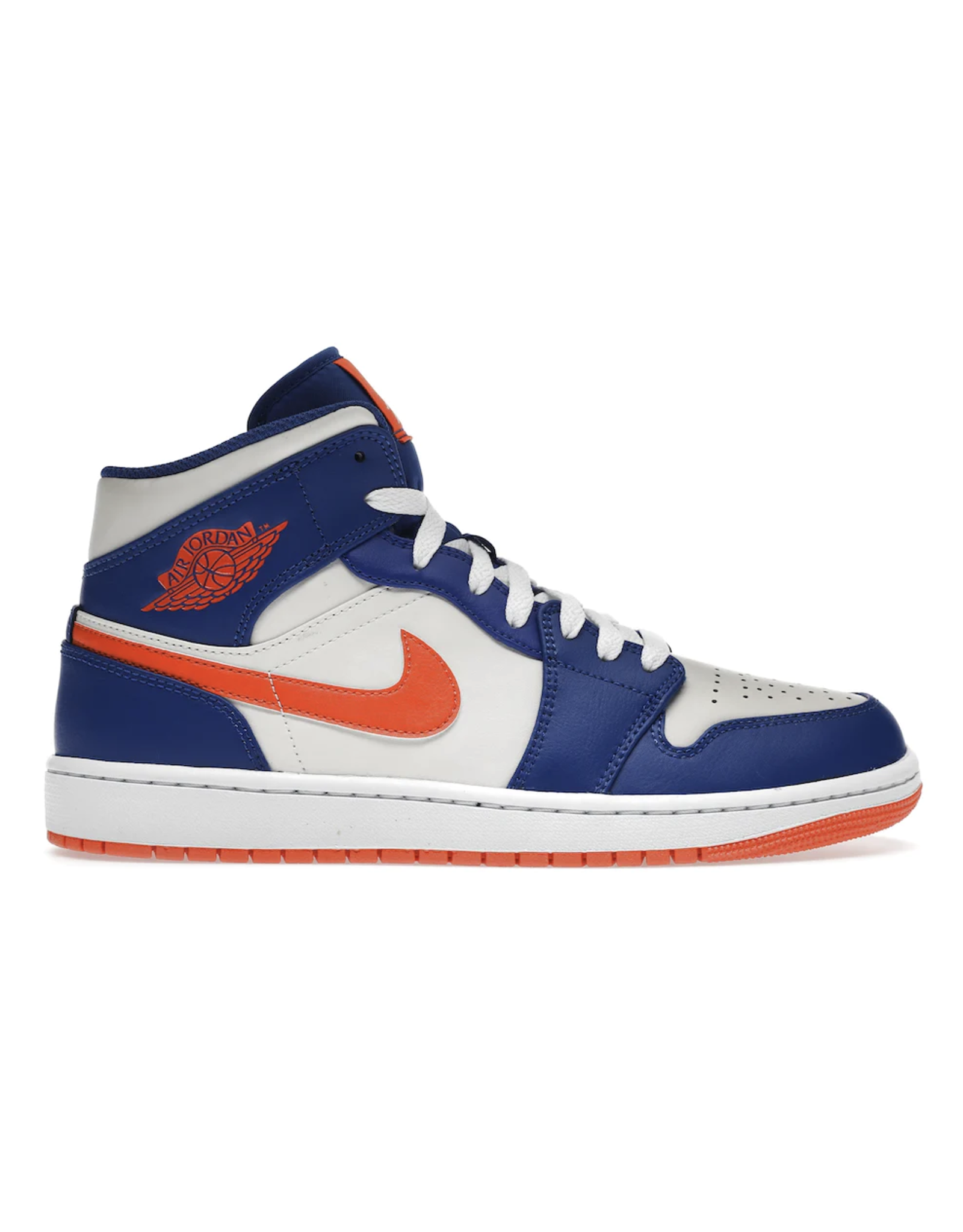 jordan jordan 1 mid game royal / rush orange