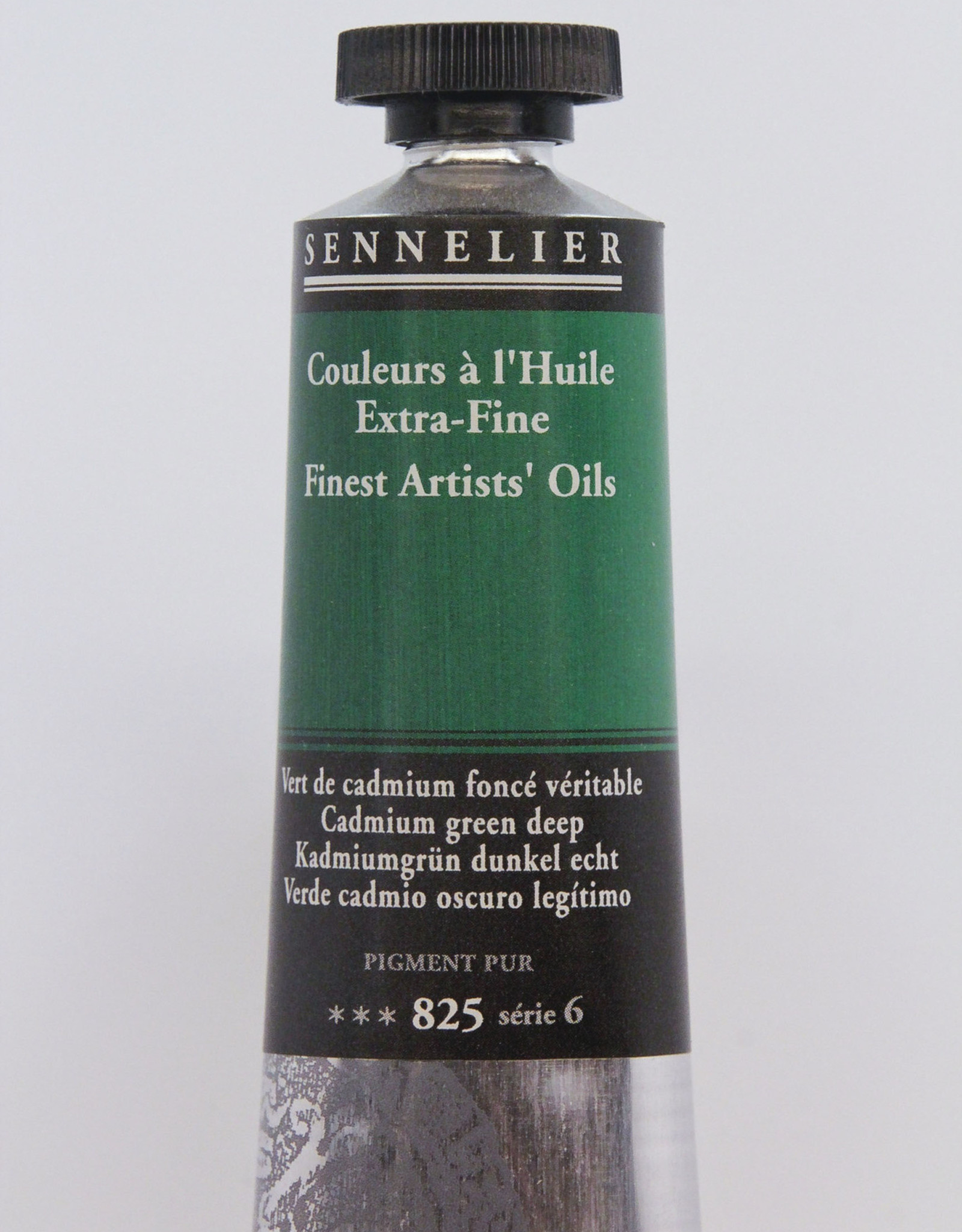 Sennelier, Fine Artists’ Oil Paint, Cadmium Green Deep, 825, 40ml Tube, Series 6