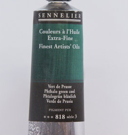 Sennelier, Fine Artists’ Oil Paint, Phthalo Green Cool, 818, 40ml Tube, Series 3