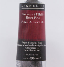 Sennelier, Fine Artists’ Oil Paint, Permanent Alizarin Crimson, 696, 40ml Tube, Series 3
