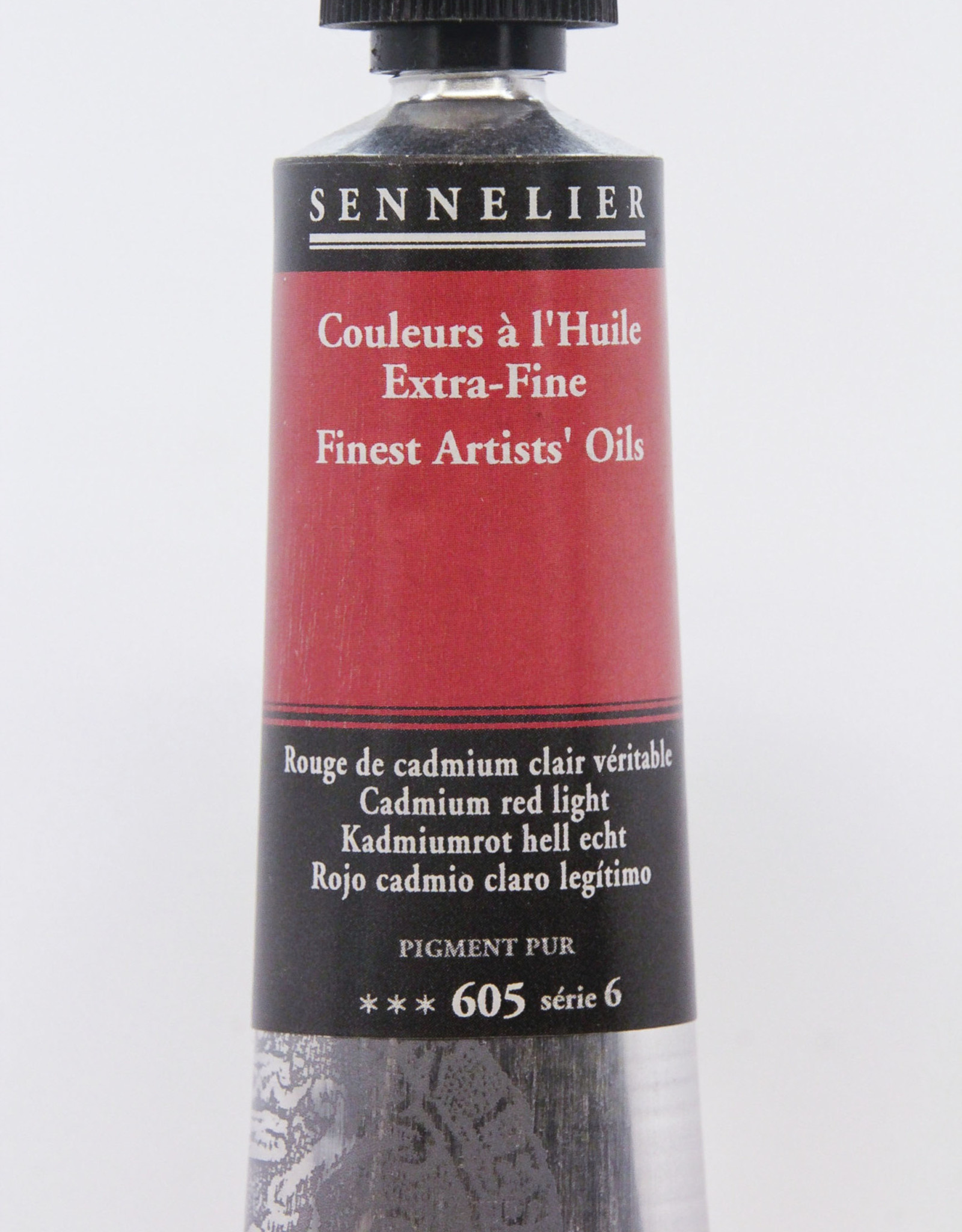 Sennelier, Fine Artists’ Oil Paint, Cadmium Red Light, 605, 40ml Tube, Series 6