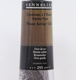 Sennelier, Fine Artists’ Oil Paint, Brown Ochre, 255, 40ml Tube, Series 1