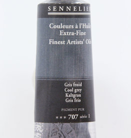 Sennelier, Fine Artists’ Oil Paint, Cool Grey, 707, 40ml Tube, Series 1