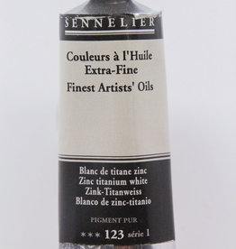 Sennelier, Fine Artists’ Oil Paint, Zinc Titanium White, 123, 40ml Tube, Series 1