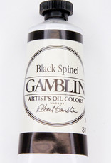 Gamblin Oil Paint, Black Spinel, Series 4, Tube 37ml