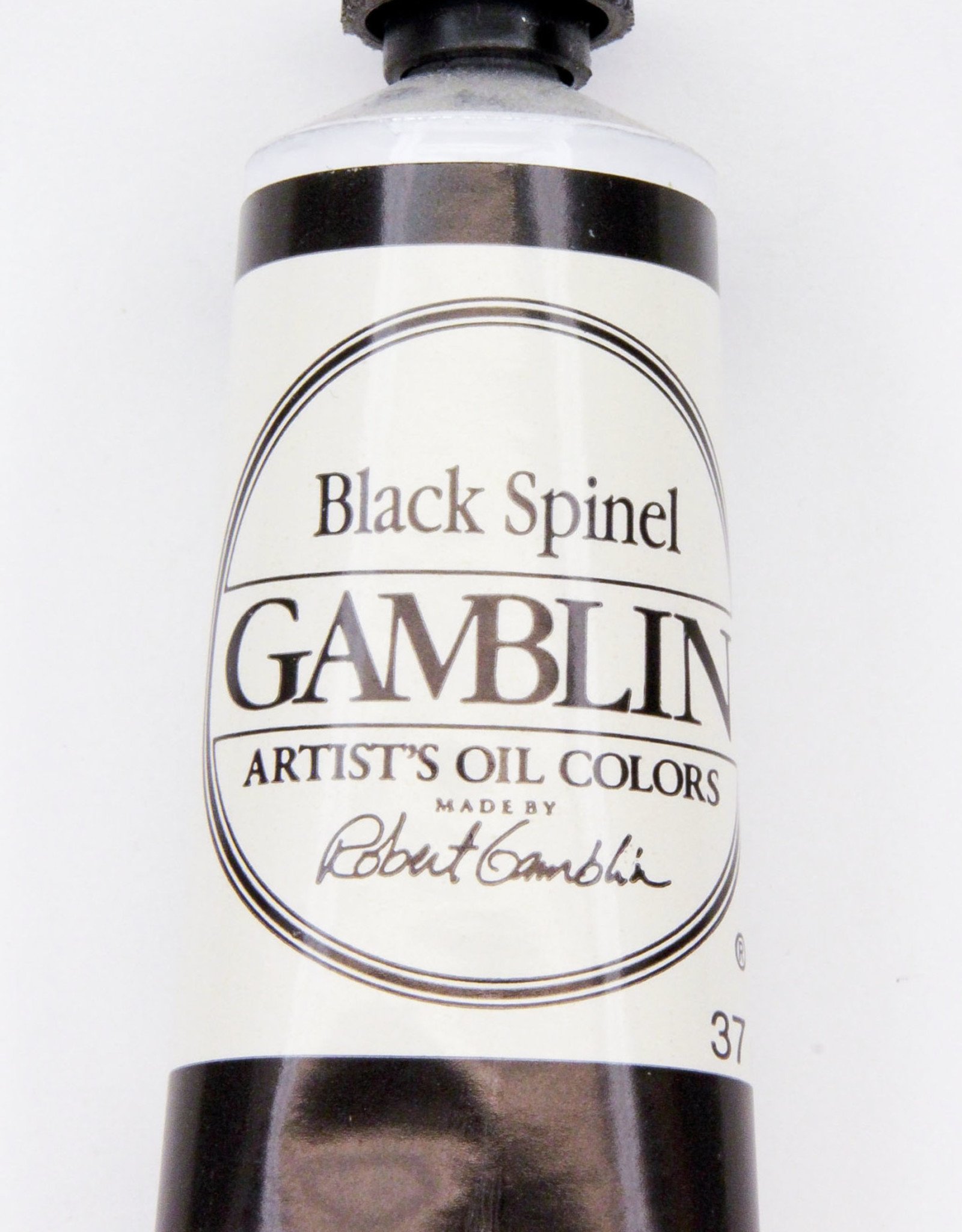 Gamblin Oil Paint, Black Spinel, Series 4, Tube 37ml