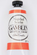 Gamblin Oil Paint, Napthol Scarlet, Series 2, Tube 37ml