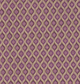 Gold Ogee Purple, 22" x 30"