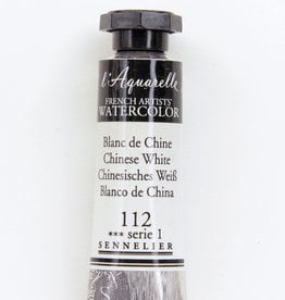 Sennelier, Aquarelle Watercolor Paint, Chinese White, 112, 10ml Tube, Series 1