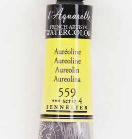 Sennelier, Aquarelle Watercolor Paint, Aureoline, 559, 10ml Tube, Series 4