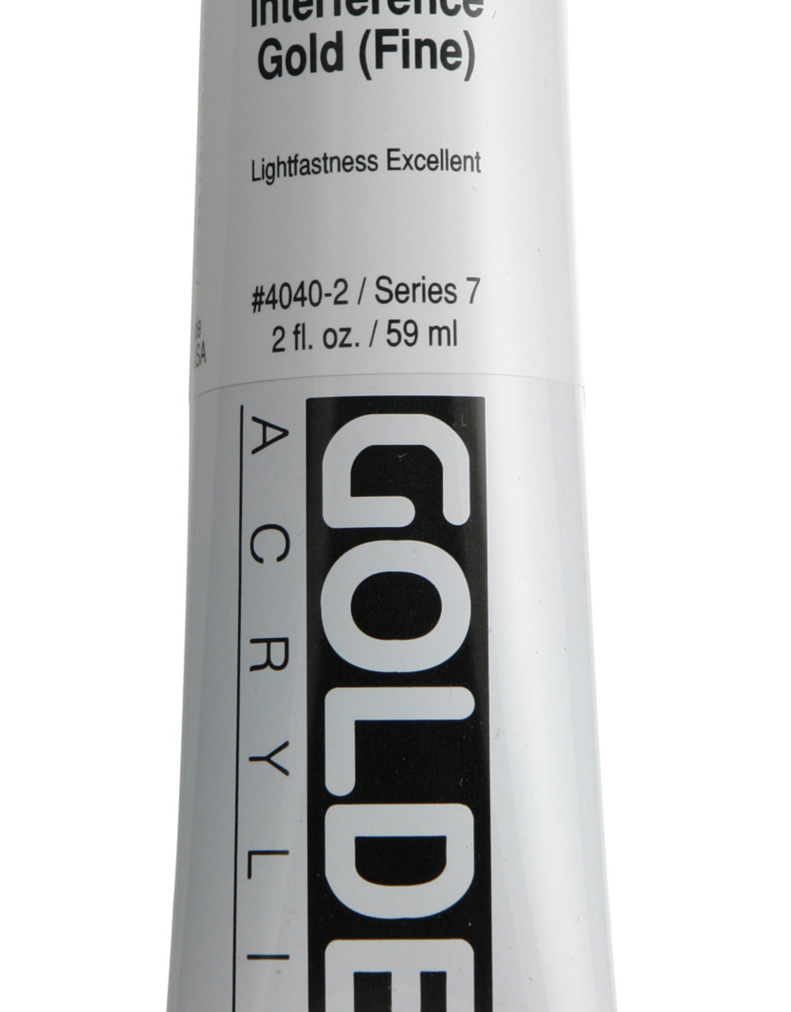 Golden, Heavy Body Acrylic Paint, Interference Gold, Series 7, Tube, 2fl.oz.
