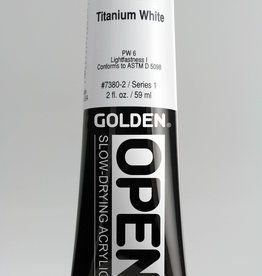 Golden OPEN, Acrylic Paint, Titanium White, Series 1, Tube (2fl.oz.)