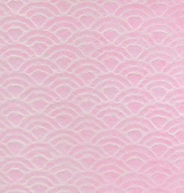 Japanese Uminami Lace Pink, 21" x 31"