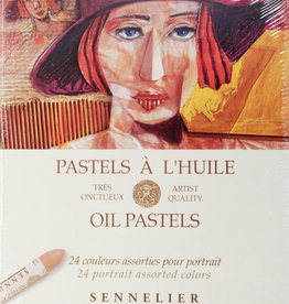 Sennelier, Portrait Oil Pastel Cardboard Set of 24