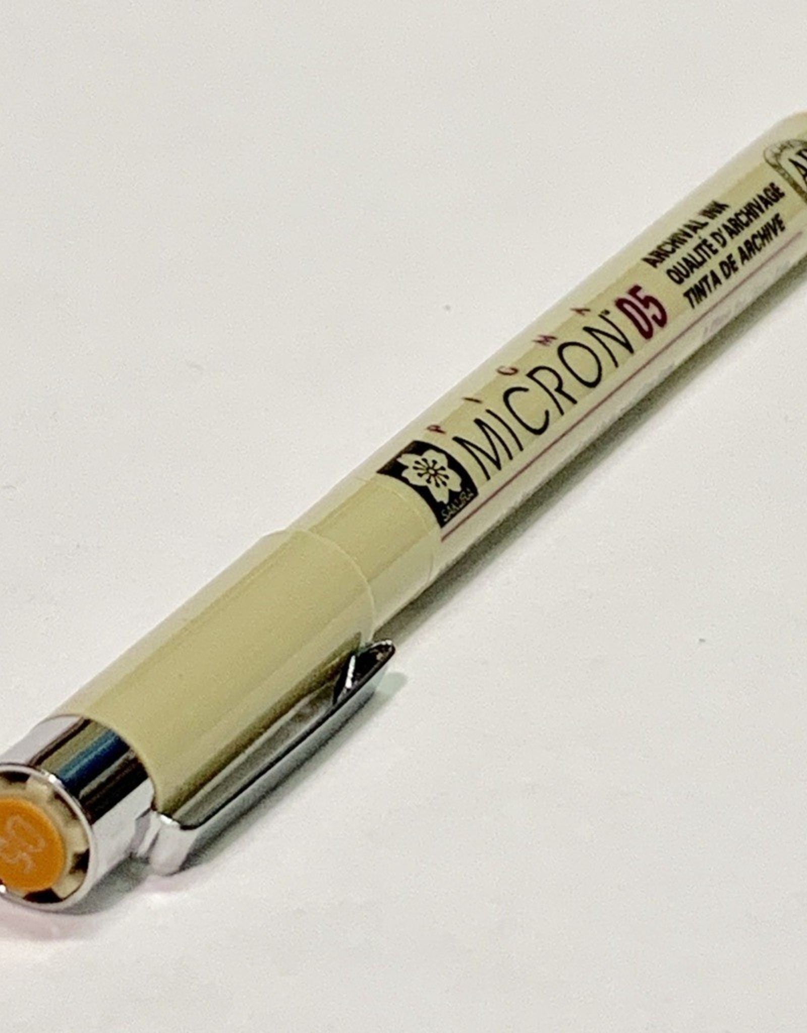Sakura Micron Orange Pen 05 .45mm