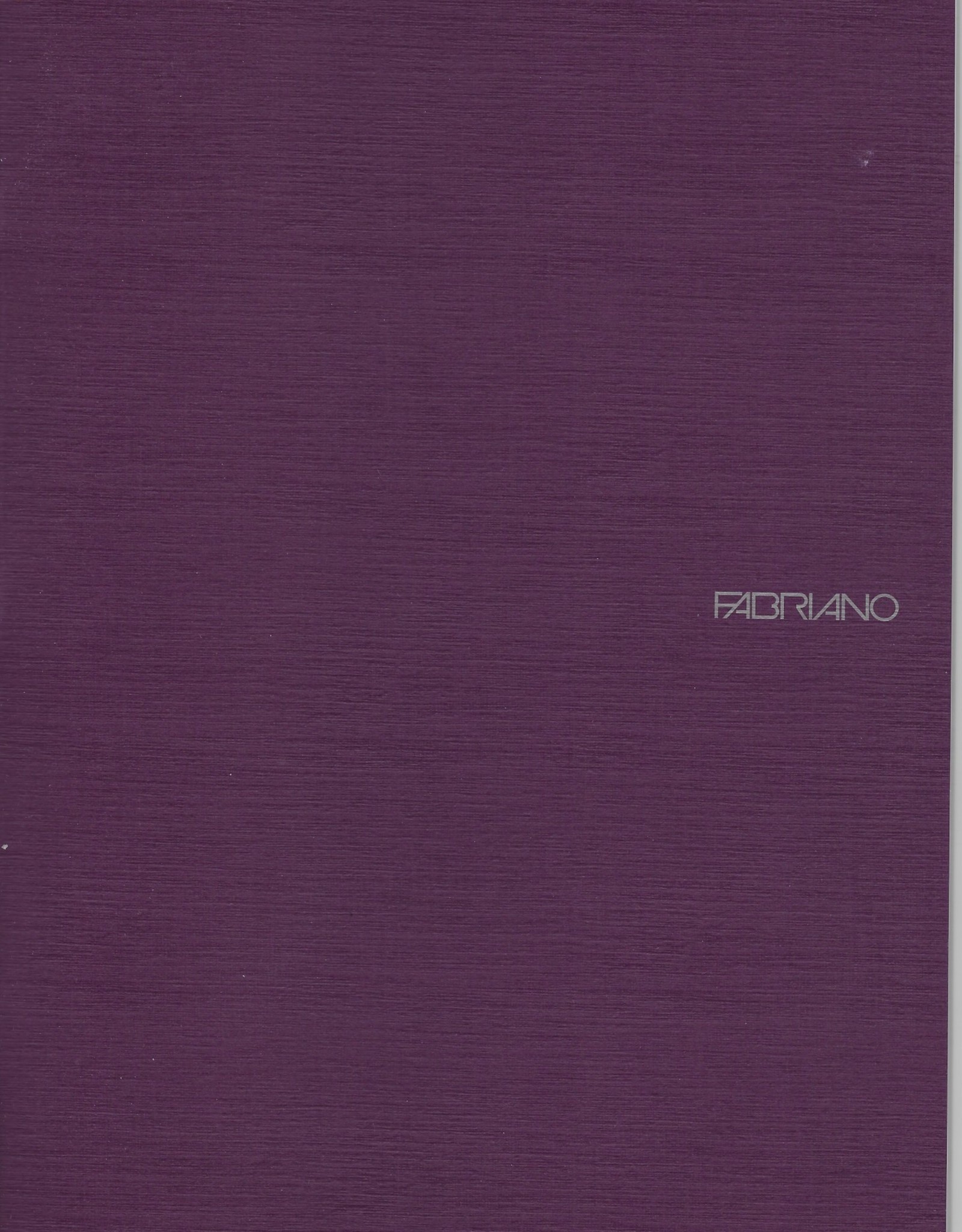 Fabriano EcoQua Blank Notebook, Wine, 8.25" x 11.5” 40 Sheets